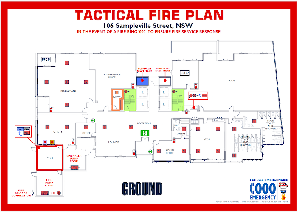 Tactical Fire Plans (TFPs) - Tactical Fire Plan